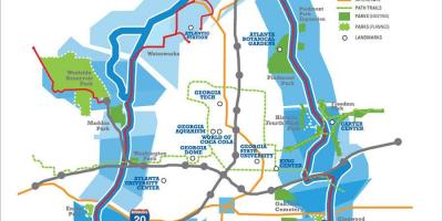 Beltline Atlanta map