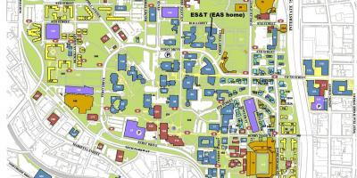 Georgia Institute of Technology map
