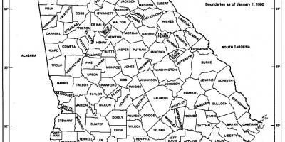Georgia state map