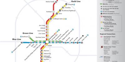 MARTA subway map