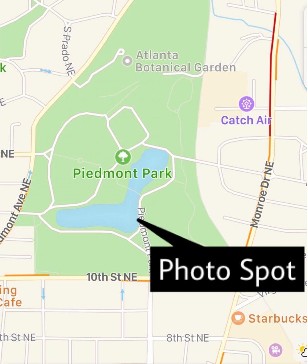 Piedmont Park Atlanta Map 